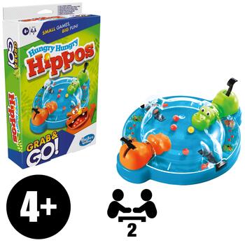 HUNGRY HUNGRY HIPPOS Дорожная версия Grab&Go (F8255BAL)