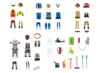 PLAYMOBIL ACTION HEROES My Figures: Fire Rescue 71468 (71468P)