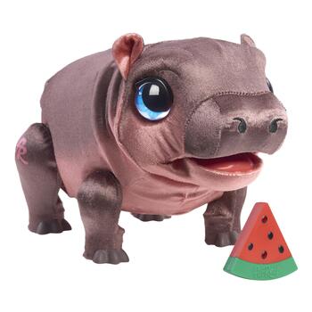 FURREAL Wag-a-Lots интерактивная мягкая игрушка - Sally the Silly Hippo (28179)