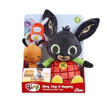 BING & FRIENDS интерактивные мягкие игрушки Bing, Flop и Hoppity (BG2410)