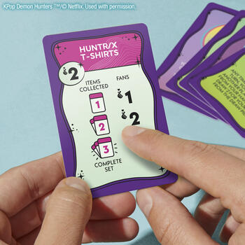 MONOPOLY карточная игра Deal KPOP Demon hunters (на английском яз.) (G4498EN)