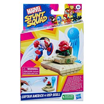 MARVEL Stunt Squad Игровой набор Hero Vs Villain (F6895)