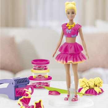 PLAY-DOH BARBIE игровой набор Барби Оборки и бантики (G1361)