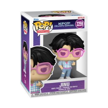 FUNKO POP! Vinyl: Фигурка: KPOP Demon Hunters - Jinu (w/ Chase) (94691F)