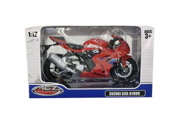 MSZ металлическая модель SUZUKI GSR-R1000 1:12 (68489)