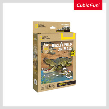CUBICFUN NATIONAL GEOGRAPHIC 3D пазл «Крокодил» (DS1182H)