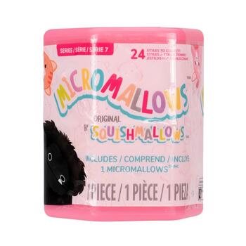 SQUISHMALLOWS Micromallows plīša rotaļlieta slēgtā iepakojumā, 6 cm (DIS1768)