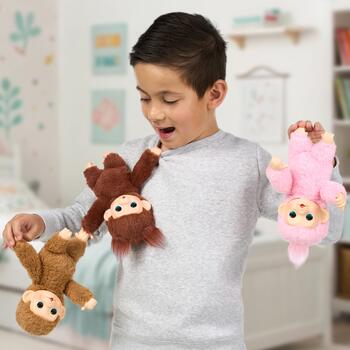 LITTLE LIVE PETS Интерактивная мягкая игрушка Обезьяна Мини, 19 см (26729)