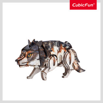 CUBICFUN NATIONAL GEOGRAPHIC 3D пазл «Серый волк» (DS1180H)
