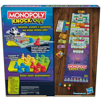 MONOPOLY Boardgame Knockout (In Lithuanian lang.) (F8995LT)