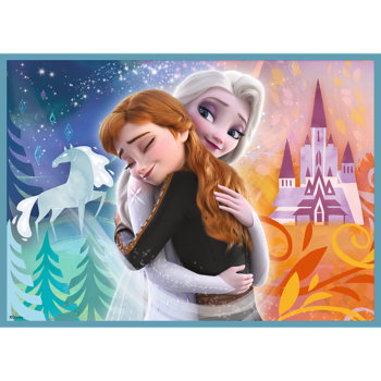 TREFL FROZEN Комплект пазлов 4в1 (34381T)
