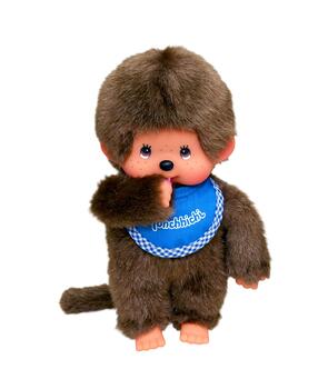 MONCHHICHI Мягкая игрушка, мальчик, синий, 20 см (255040)