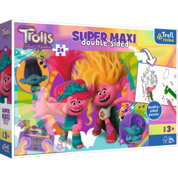 TREFL TROLLS Супермакси-пазл, 24 шт. (41017T)