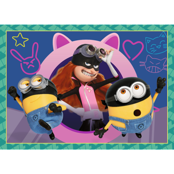 TREFL MINIONS Комплект пазлов 4в1 Миньоны (34648T)