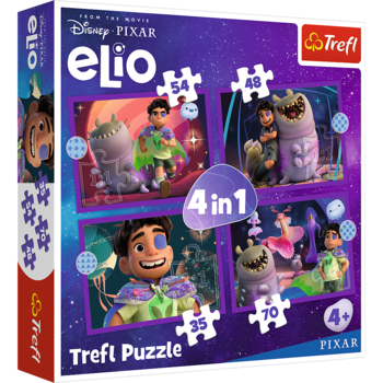 TREFL DISNEY ELIO Комплект пазлов 4в1 Элио (34665T)
