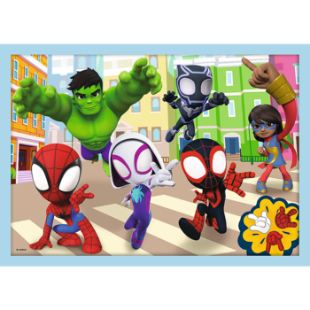 TREFL SPIDER-MAN Комплект пазлов Человек-паук (4 in 1) Спайди (34611T)