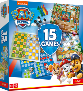 TREFL PAW PATROL Комплект настольных игр 15 в 1 (02584TR)