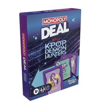 MONOPOLY карточная игра Deal KPOP Demon hunters (на английском яз.) (G4498EN)