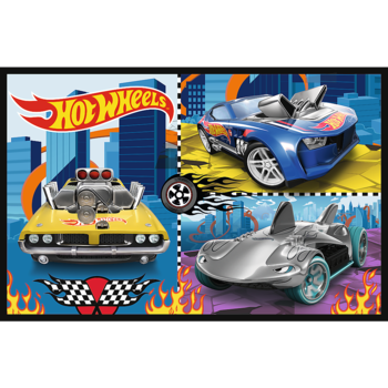 TREFL HOT WHEELS Набор пазлов Игрушечные машинки, 2x70 шт. (34442T)