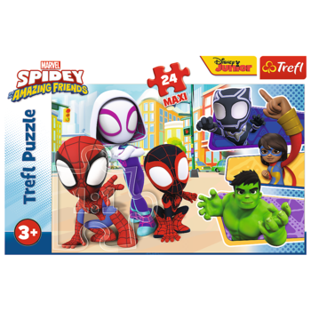 TREFL SPIDER-MAN Макси Пазл Человек-паук Спайди, 24 шт. (14348T)