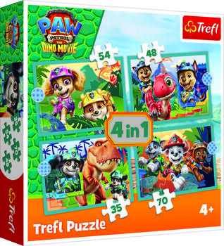 TREFL PAW PATROL Комплект пазлов 4в1 Paw Patrol (34687T)