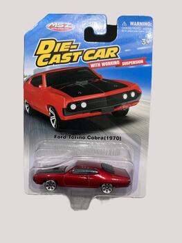 MSZ металлическая модель 1970 Ford Torino Cobra, масштаб 1:64 (82261M)