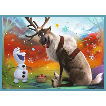 TREFL FROZEN Комплект пазлов 4в1 (34381T)