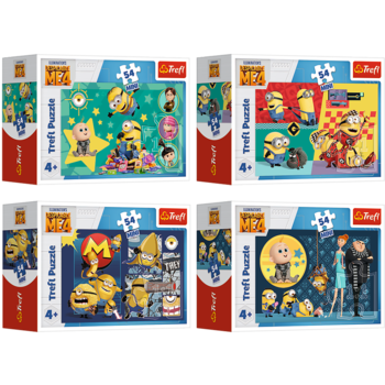 TREFL MINIONS Puzle mini, 54 gab. (54210T)