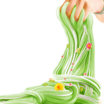 SO SLIME комплект для изготовления слайма Мини Сад (SSC419)