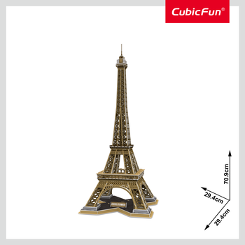 CUBICFUN 3D пазл NatGeo Эйфелева башня (DS0998H)