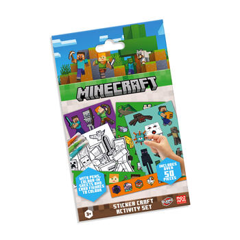 Minecraft uzlīmju aktivitāšu komplekts (MC85758)