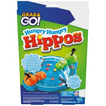 HUNGRY HUNGRY HIPPOS Дорожная версия Grab&Go (F8255BAL)