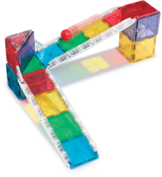 MAGNA-TILES магнитный конструктор Рельсовое ралли, 33 деталей (251033MT)