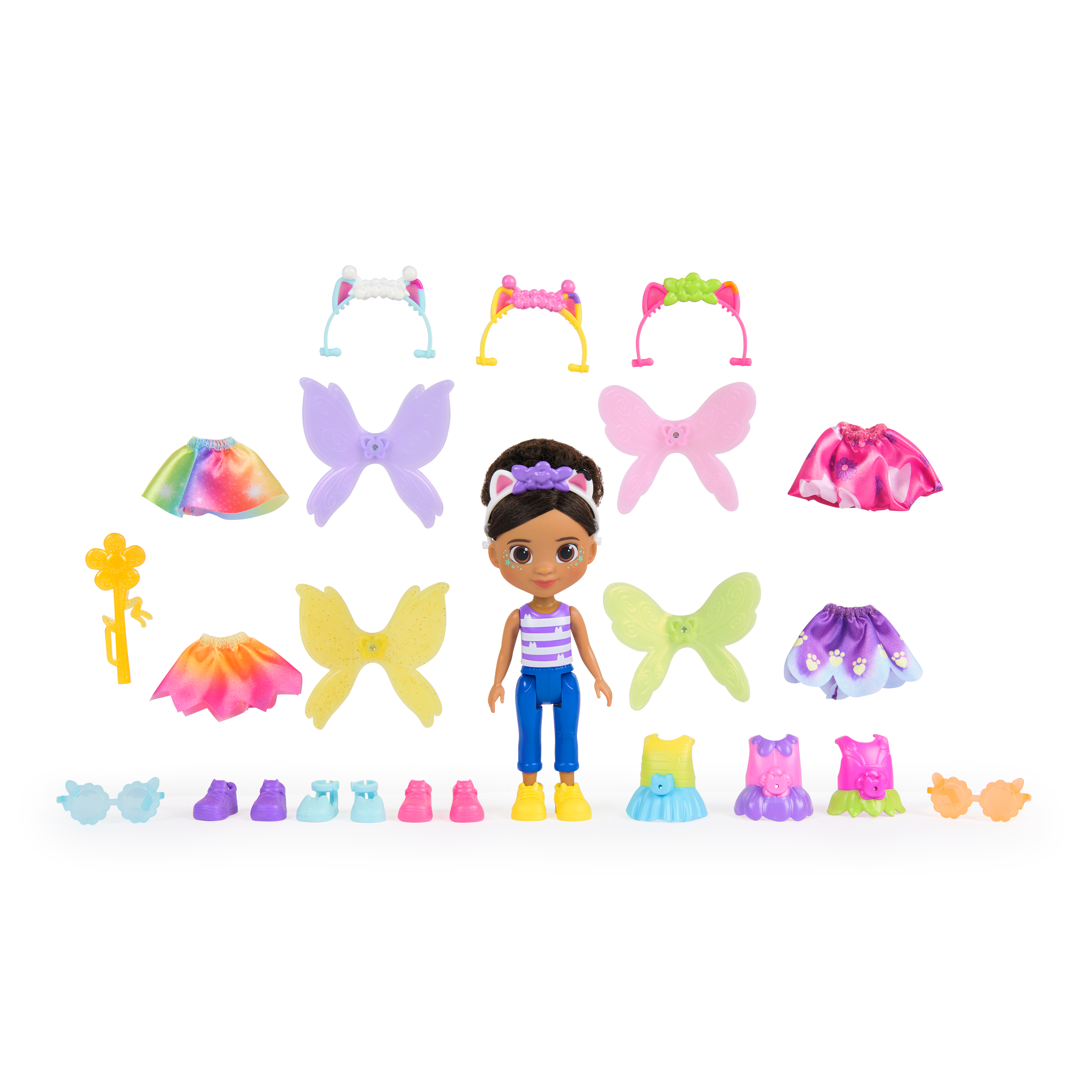 GABBY’S DOLLHOUSE Lelle ar modes aksesuāru komplektu Fairy Magic (6076518)