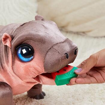 FURREAL Wag-a-Lots интерактивная мягкая игрушка - Sally the Silly Hippo (28179)