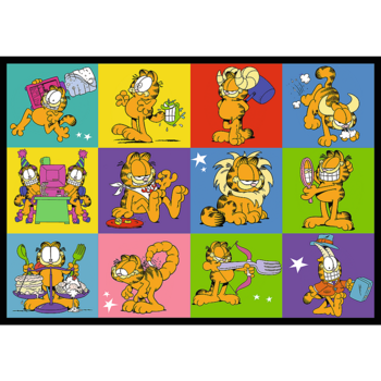 TREFL GARFIELD Комплект пазлов Гарфилд, 4x250 шт. (13344T)
