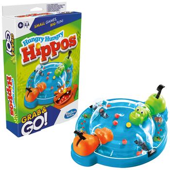 HUNGRY HUNGRY HIPPOS Дорожная версия Grab&Go (F8255BAL)