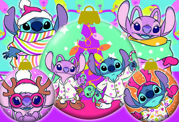 TREFL DISNEY STITCH Пазл Рождество, 100 шт. (94131T)