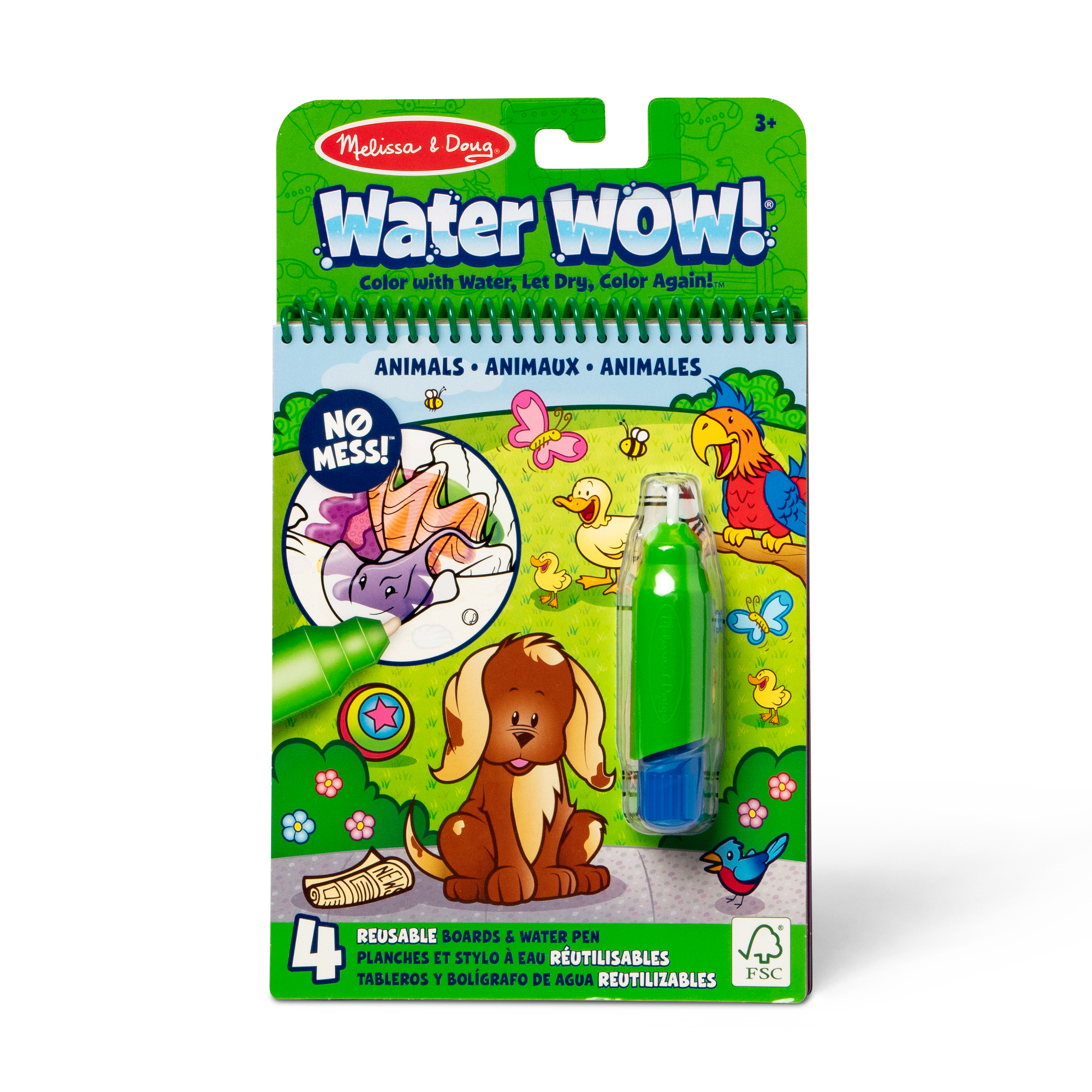 MELISSA & DOUG Water Wow! Ūdens krāsojamā grāmata (6074251)