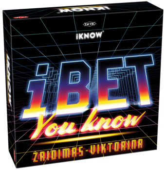 TACTIC boardgame iKnow iBet You know In Lithuanian lang. (61242T)