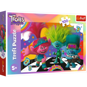 TREFL TROLLS Пазл Тролли 3, 100 шт. (16461T)