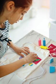 4M KidzMaker DIY komplekts Mugursomas apdrukāšanas komplekts (00-04788)
