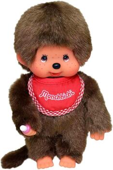 MONCHHICHI Мягкая игрушка Мальчик, красный, 20 см (255010)