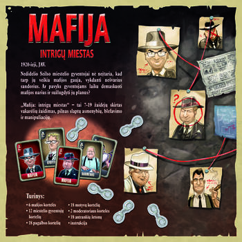 TREFL Мафия настольная игра (на лит. яз.) (02682T)