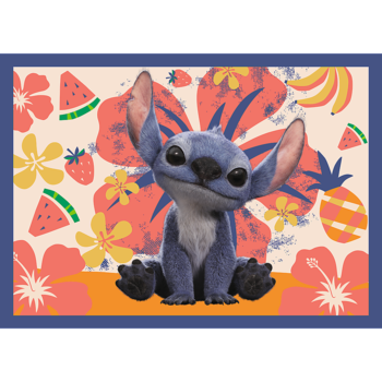 TREFL DISNEY STITCH Комплект пазлов 4в1 Отпуск на Гавайях (34666T)