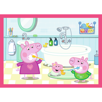 TREFL PEPPA PIG Комплект пазлов 4в1 Свинка Пеппа (34672T)