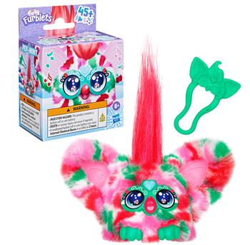 FURBY Интерактивная мягкая игрушка Furblet Pep Mint 5 см (G1436)