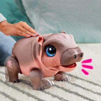 FURREAL Wag-a-Lots интерактивная мягкая игрушка - Sally the Silly Hippo (28179)