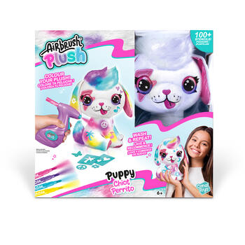 AIRBRUSH PLUSH игровой набор мягкая игрушка с аэрографом Щенок, 26 см (249CL)