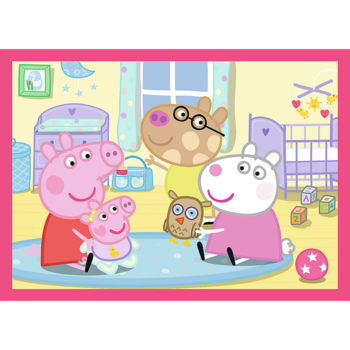 TREFL PEPPA PIG Комплект пазлов 4в1 Свинка Пеппа (34672T)